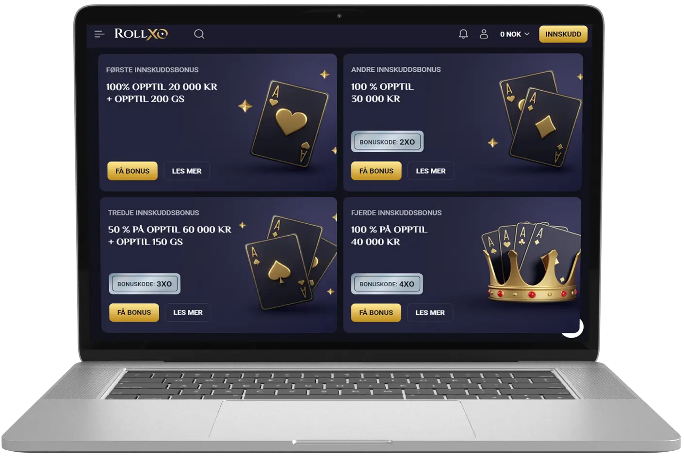 RollXO Casino bonus