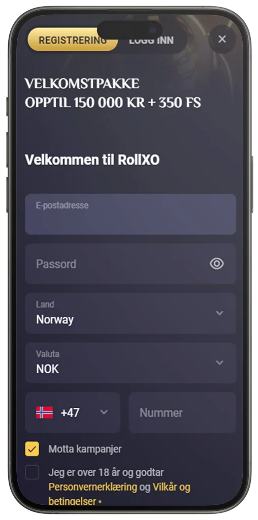 RollXO Casino app