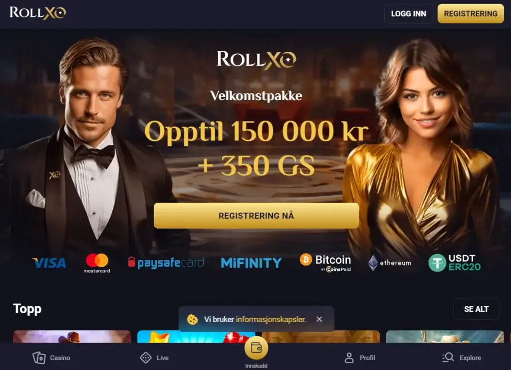 RollXO hjemmeside